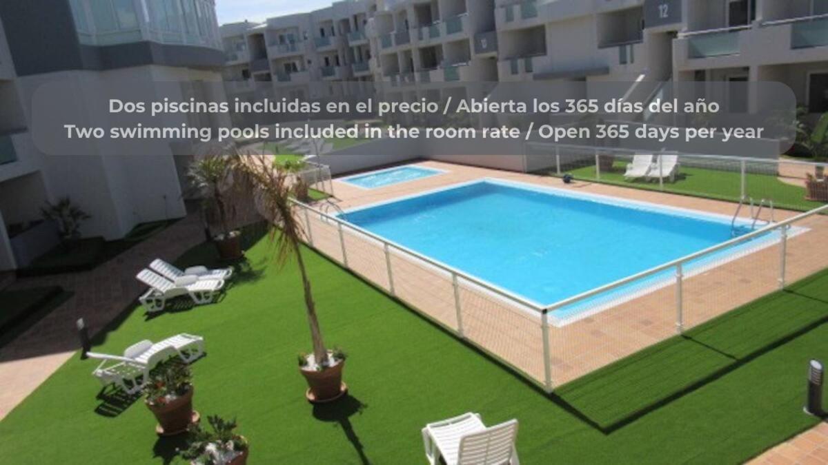 Tutti Frutti Con Piscina, Terraza Soleada Privada, Primera Planta Y Wi-Fi Corralejo Dış mekan fotoğraf